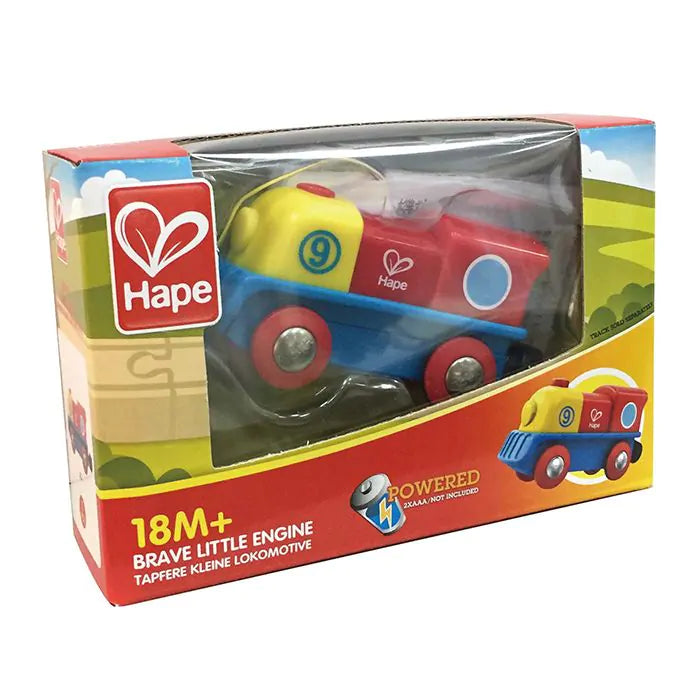 Speelgoedtrein kleurrijke locomotief op batterijen