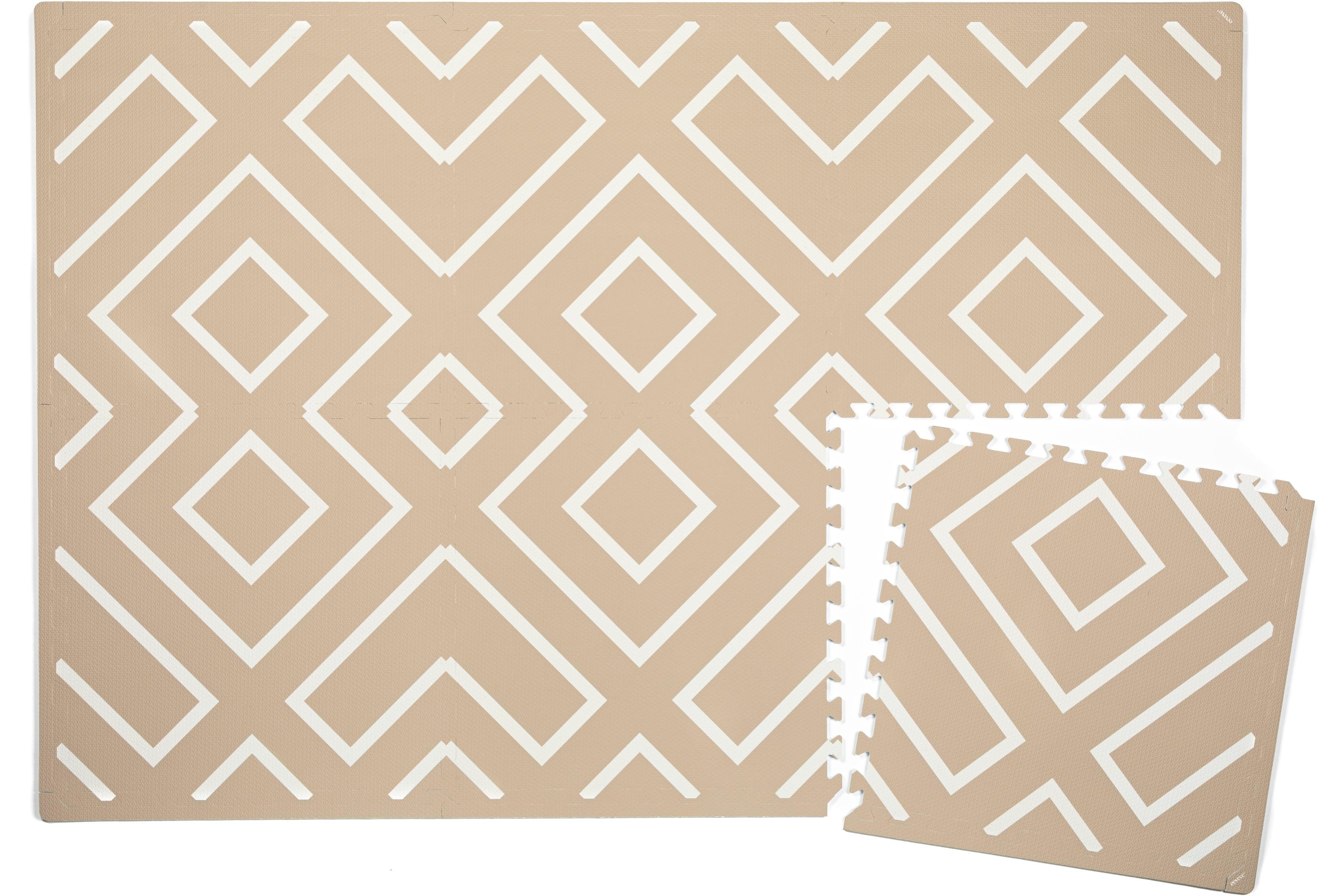 Eeveve speelmat - type modern blocks - kleur woestijnzand - BAS & BLIKSEM