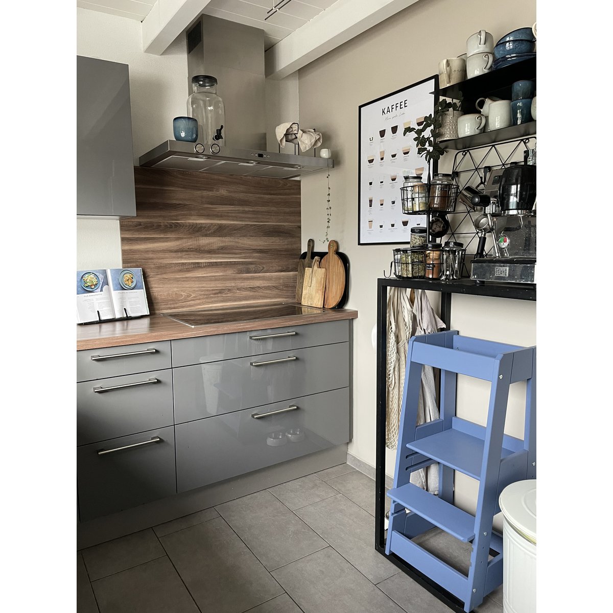 tiSsi® leertoren FELIX beuken duifblauw