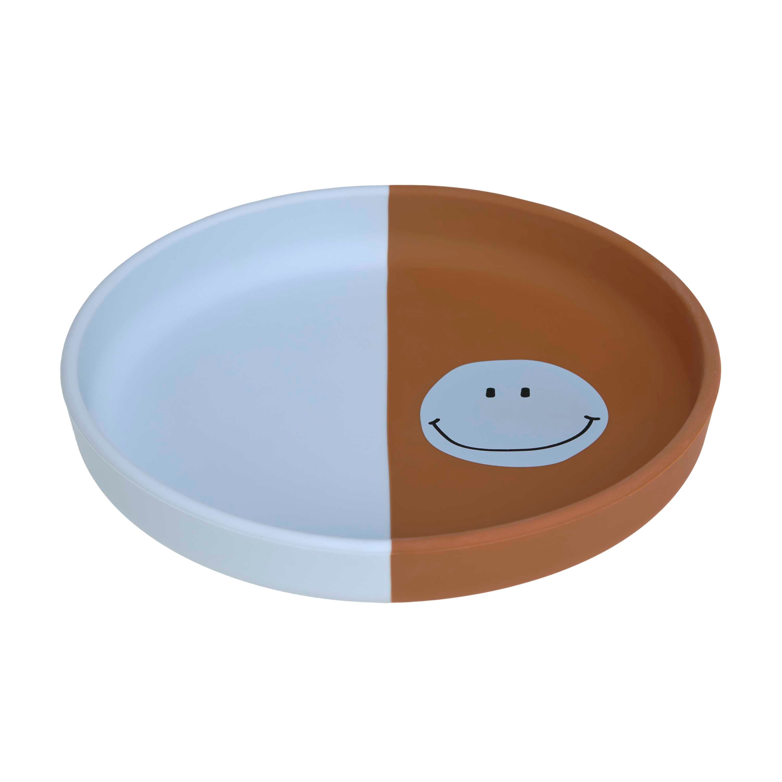 Silicone bord smile hemelsblauw