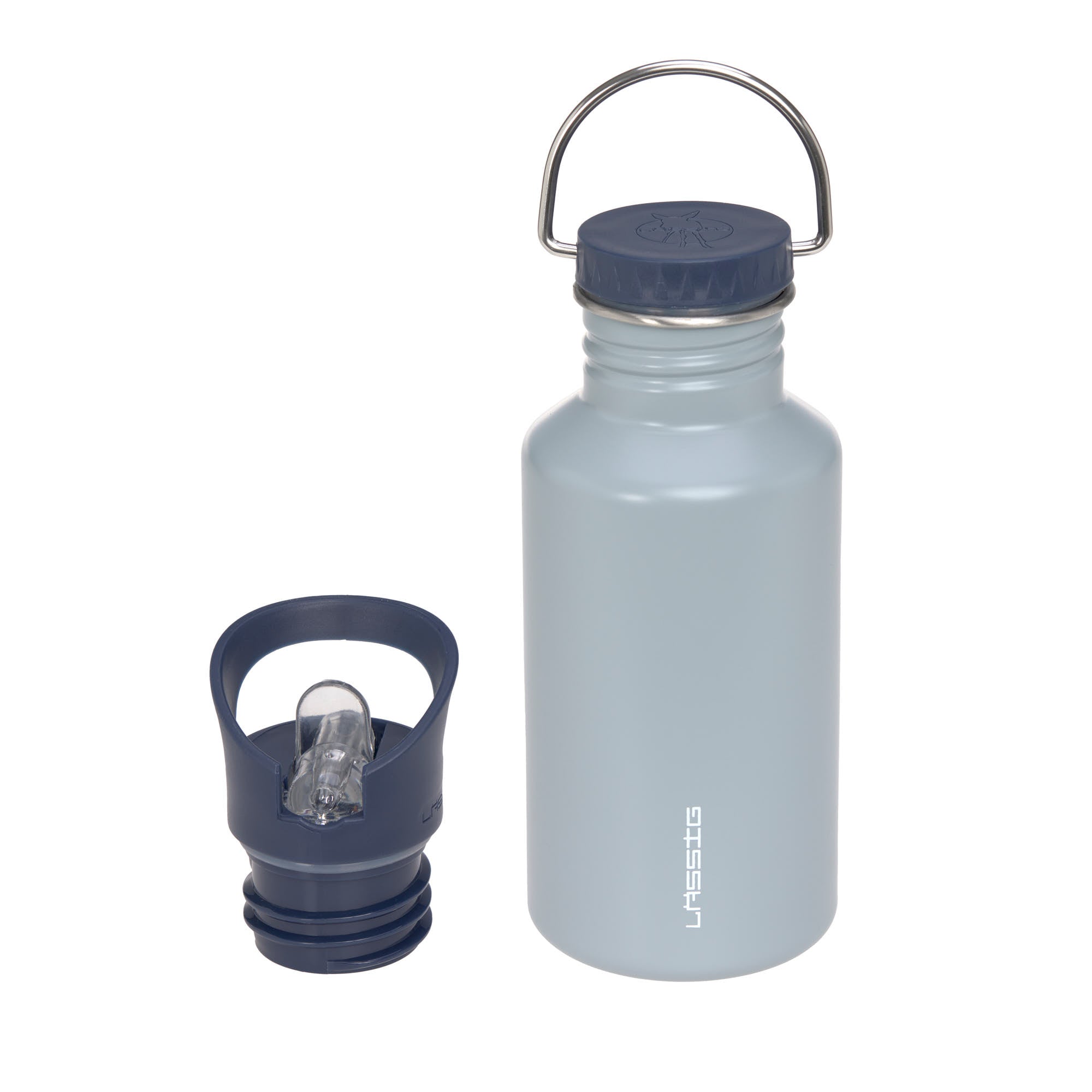 Drinkfles RVS - zacht blauw