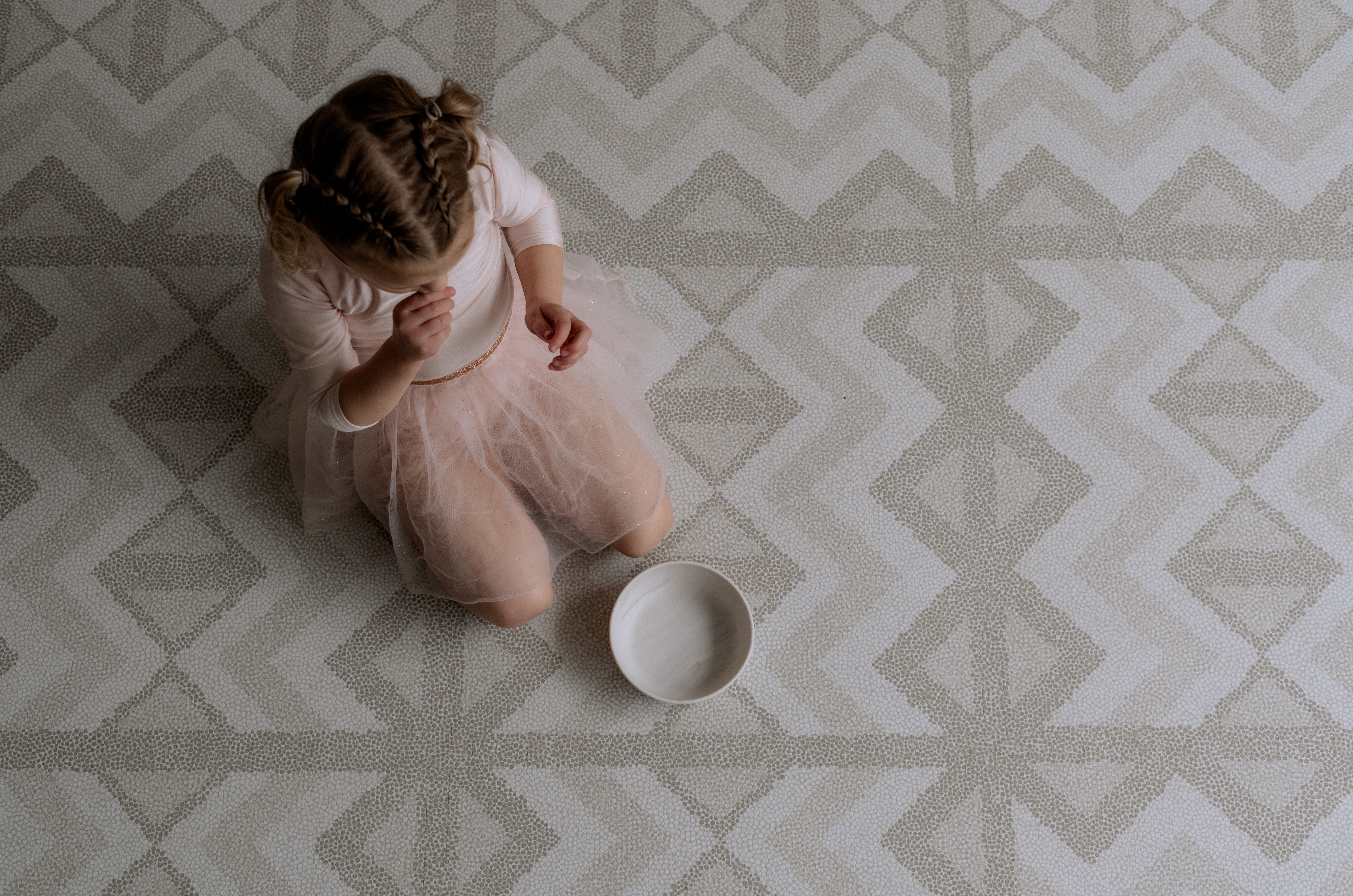 Speelmat Puzzelmat Kilim - Feather Gray - Eeveve