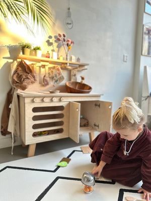 Eeveve speelmat - type beni - kleur ecru - BAS & BLIKSEM