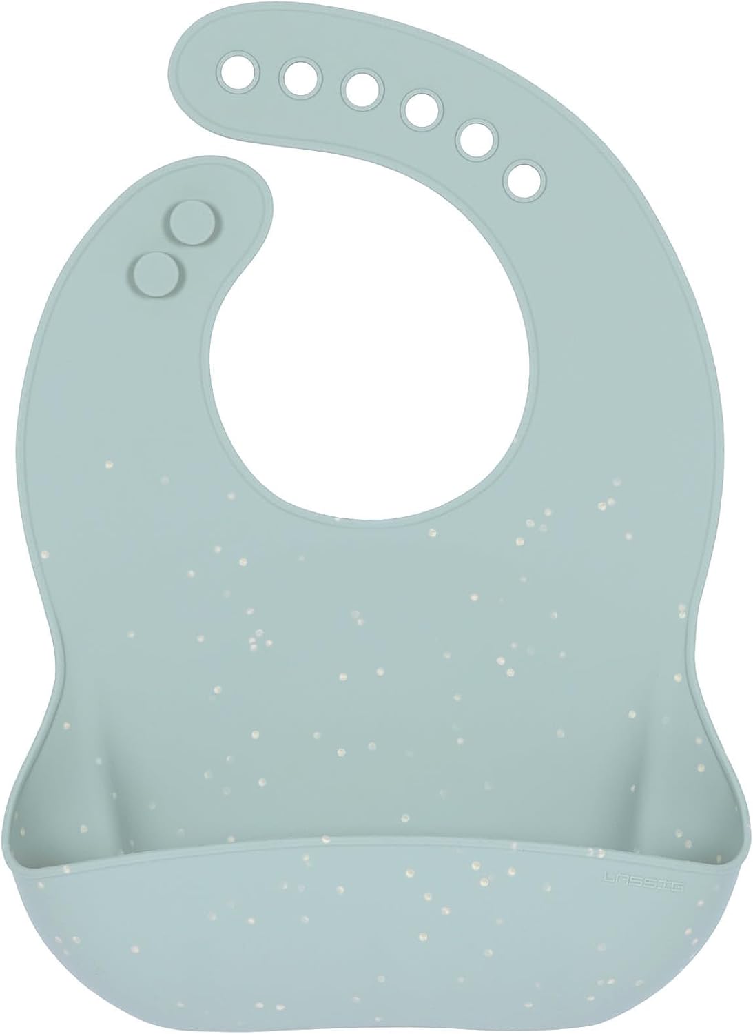 Silicone slabber blauw/naturel 2 stuks