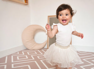 Eeveve speelmat - type modern blocks - kleur oud roze - BAS & BLIKSEM