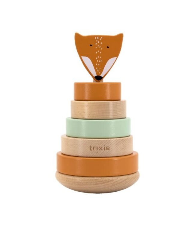 Houten stapeltoren vos