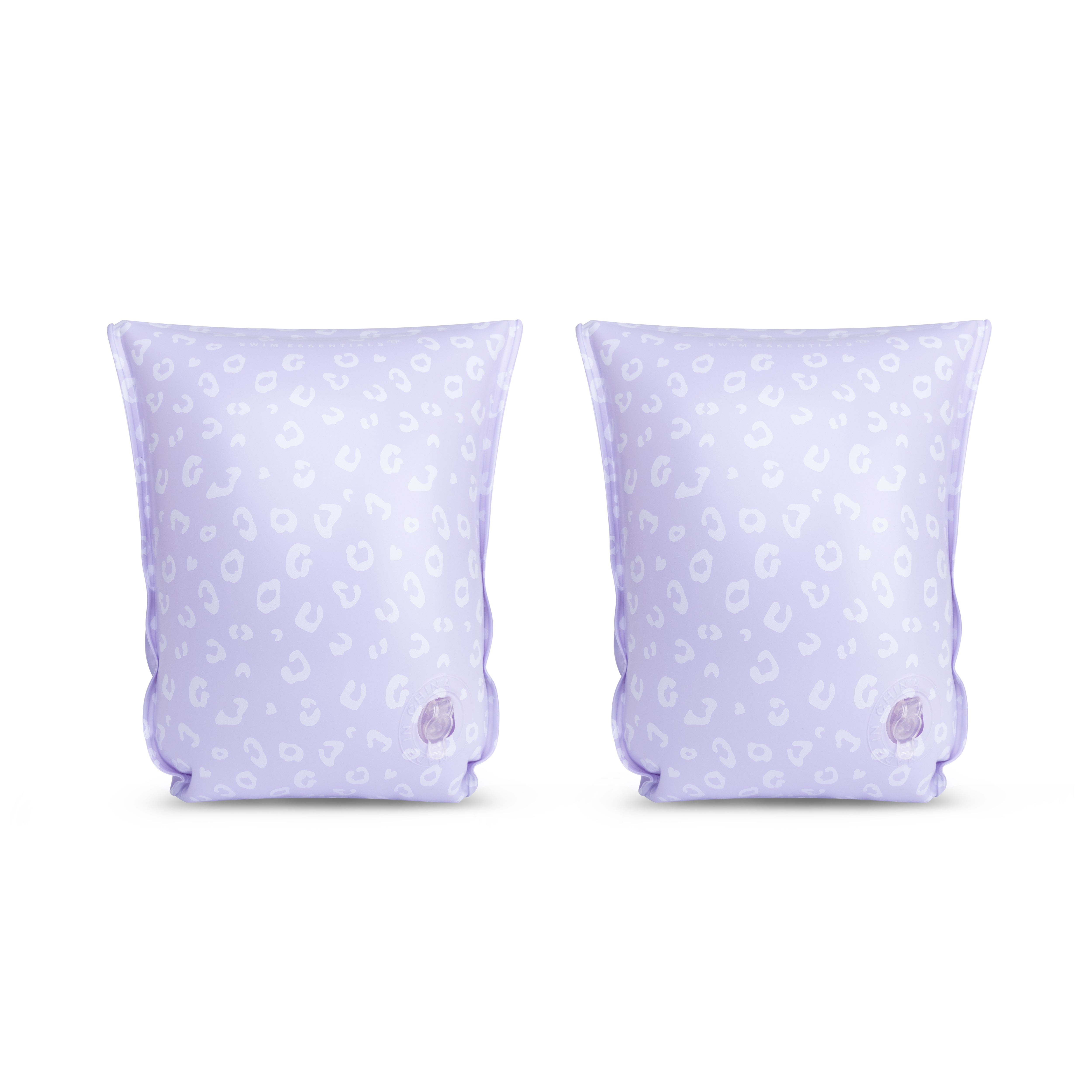 Zwembandjes leopard lila 0-2 jaar