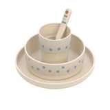 Kinderservies set smile hemelsblauw 3 stuks