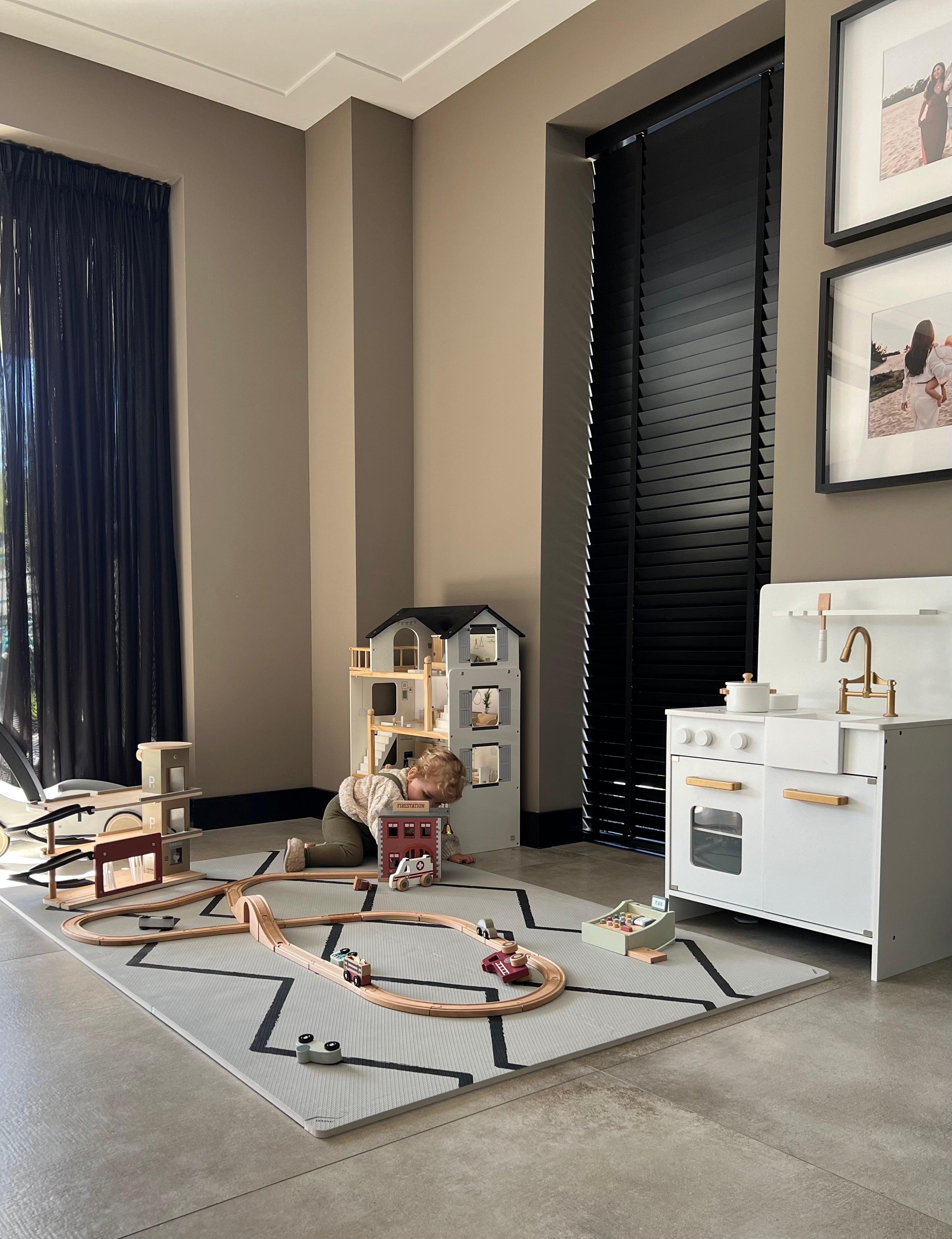 Eeveve speelmat - type beni - kleur wolken grijs - BAS & BLIKSEM