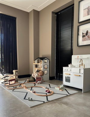 Eeveve speelmat - type beni - kleur wolken grijs - BAS & BLIKSEM