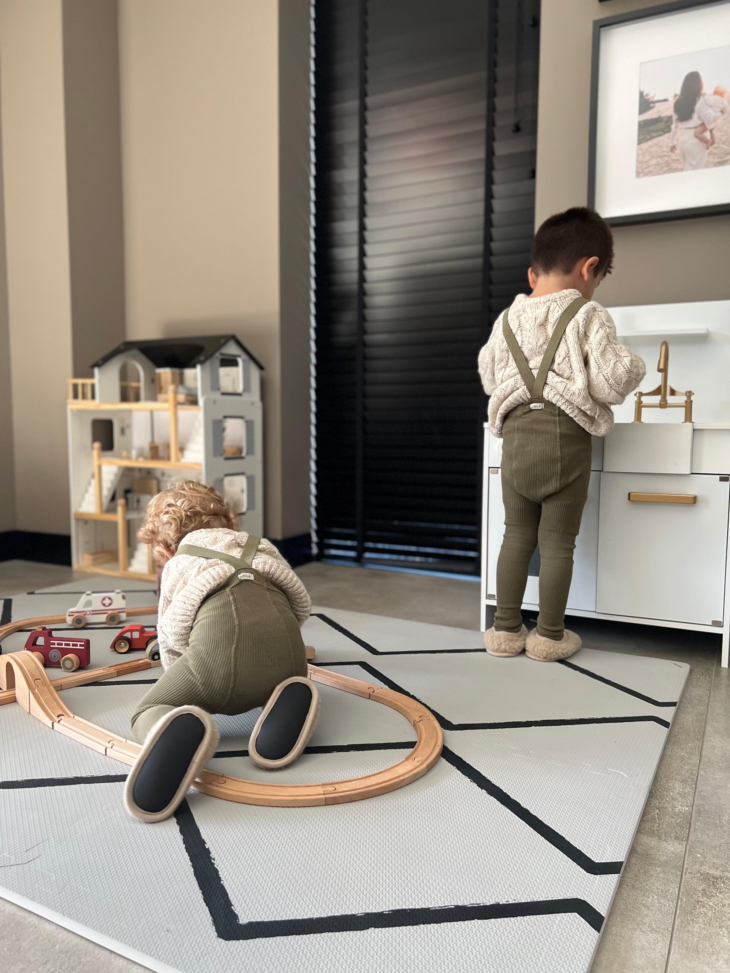 Eeveve speelmat - type beni - kleur wolken grijs - BAS & BLIKSEM