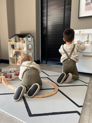 Eeveve speelmat - type beni - kleur wolken grijs - BAS & BLIKSEM